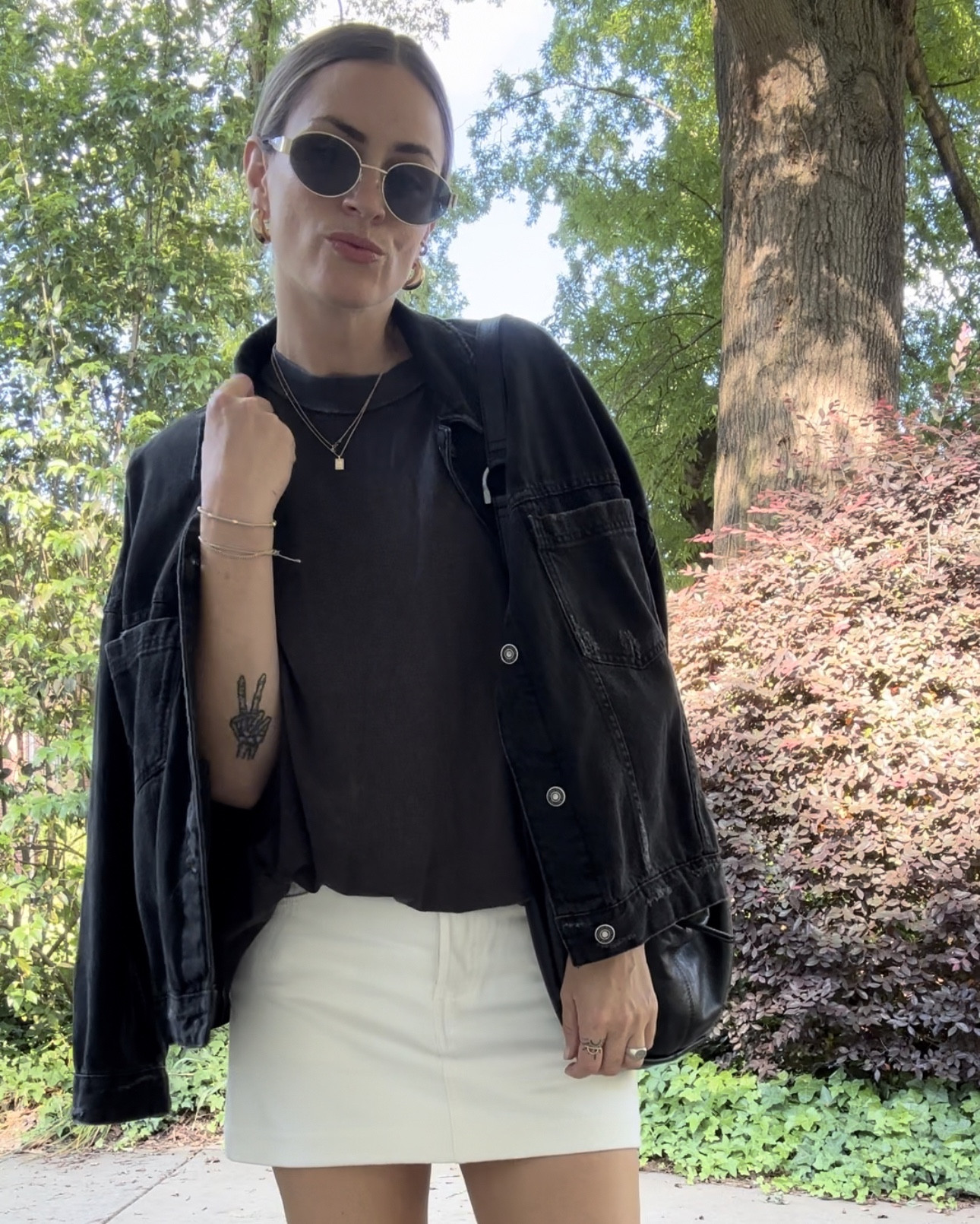 taco night! 

XL in the tee 
M in the skirt 
M in the jacket 

#LTKFindsUnder100 #LTKFindsUnder50 #LTKStyleTip