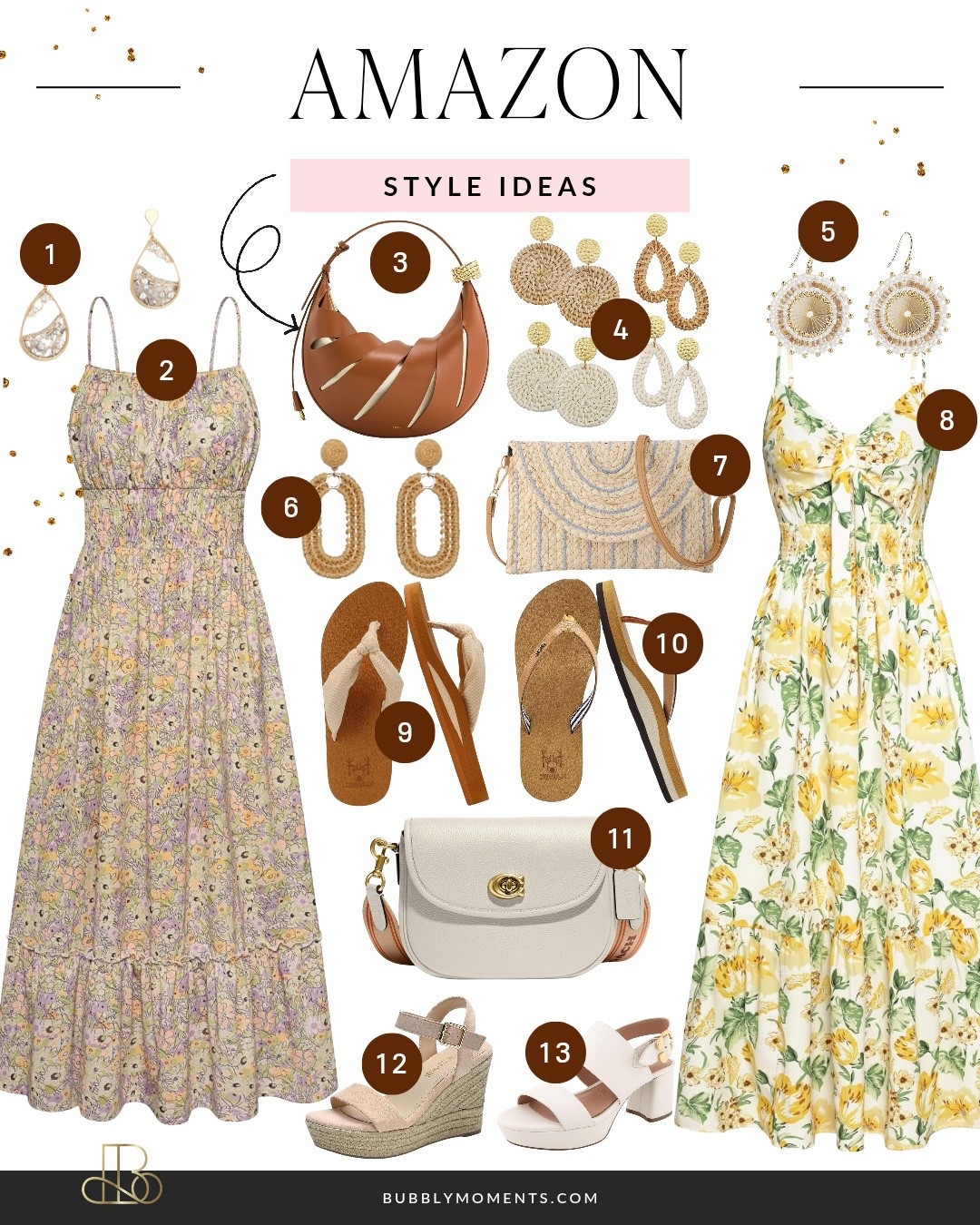 If you love simple outfits with elevated details, this Amazon style edit is for you ✨
This collage features classic dresses, statement jewelry, structured bags, and versatile shoes that instantly make an outfit feel polished. These are the kind of pieces that work for multiple occasions and can easily be dressed up or down.

Everything here is timeless, wearable, and easy to style—perfect for building a wardrobe that feels intentional without being complicated. Add your favorite accessories and you’re ready to go.

Tap to shop all the Amazon style finds 🤍
Save this for outfit ideas, chic essentials, and Amazon fashion you’ll reach for on repeat.

#AmazonStyle #AmazonFashionFinds #LTKFinds #LTKStyle #LTKAmazon #ChicOutfits #EverydayStyle #ClassicFashion #NeutralWardrobe #AffordableStyle #CapsuleStyle #OutfitIdeas #StyleInspo #LTKDiscover #ShopLTK #LTKFavorites #FashionFinds #AmazonMustHaves #WearOnRepeat

#LTKdayinmylife #LTKgrwm #LTKootd