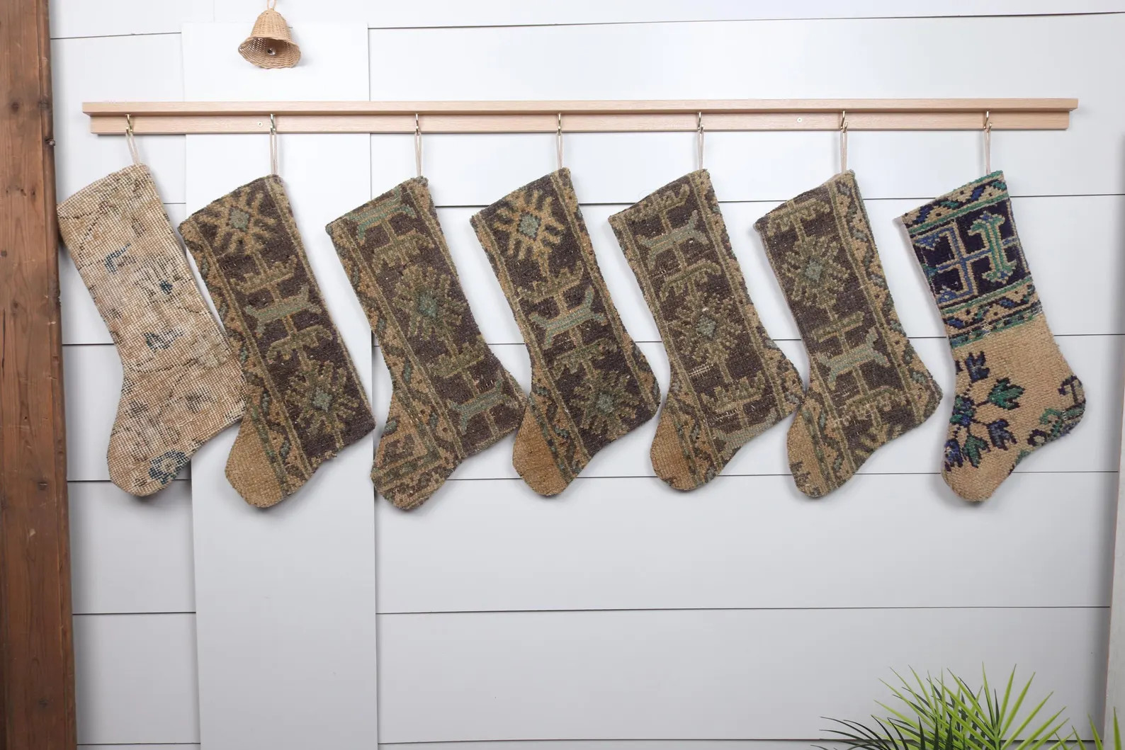 Handmade Kilim Christmas Stocking – 7x18 Inches (18x45 cm) – Unique Holiday Decors-Gift Decor | Etsy (US)