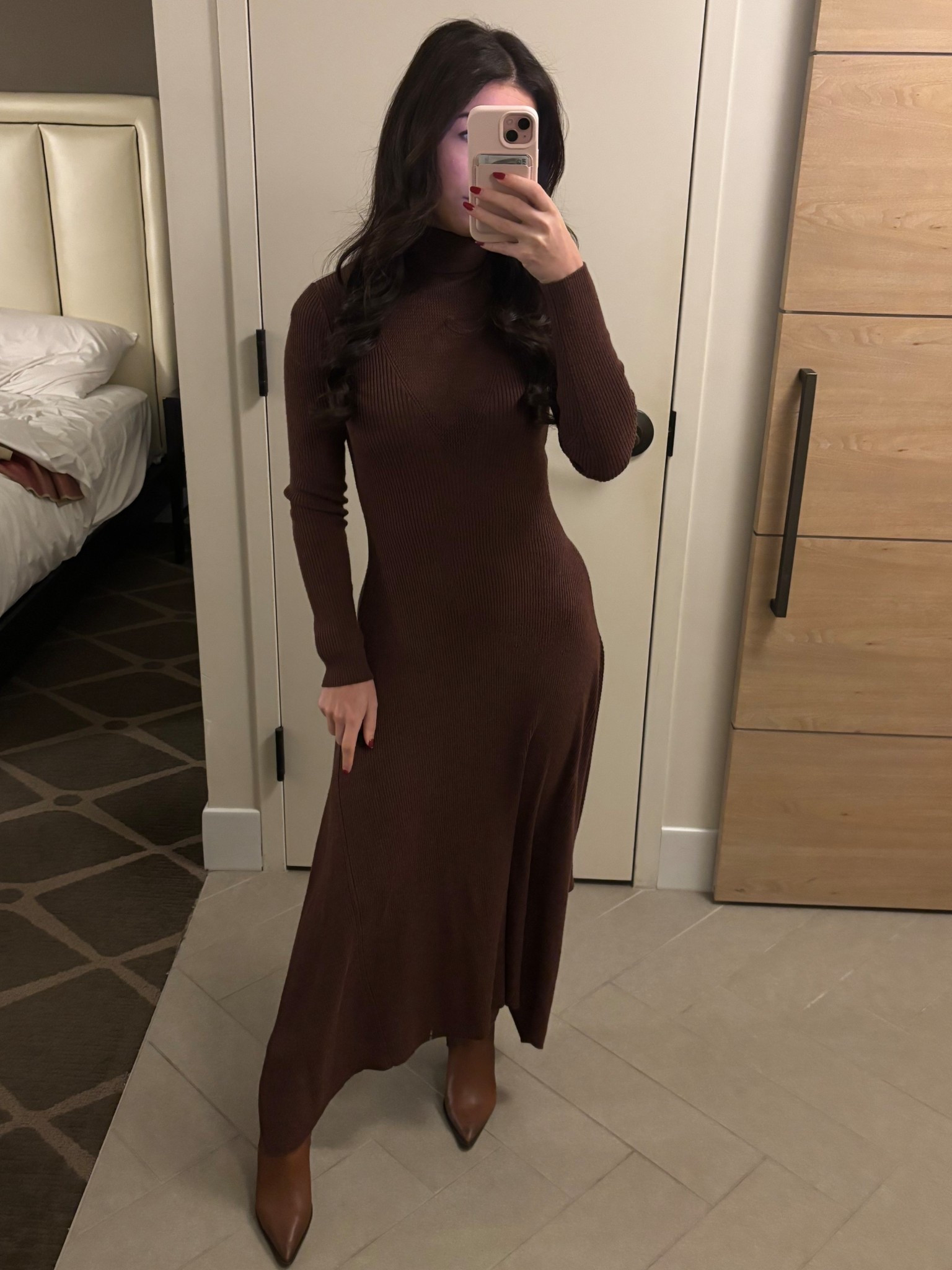 Can you tell I love brown lately ? 🤎 @Tanya Taylor 

#LTKdayinmylife #LTKSeasonal #LTKgrwm