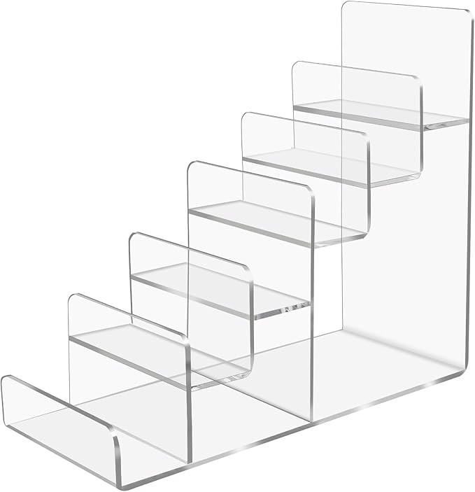 Acrylic Wallet Display Stand Purse Handbag Organizer, Clear Jewelry Riser Display Stand Purse Dis... | Amazon (US)