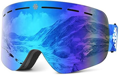 Halo Ski Goggles Snowboard Skiing Goggles with Anti Fog, Anti Glare, Wind Resistance | Amazon (US)