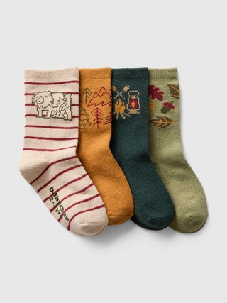 babyGap Camp Crew Socks (4-Pack) | Gap (US)