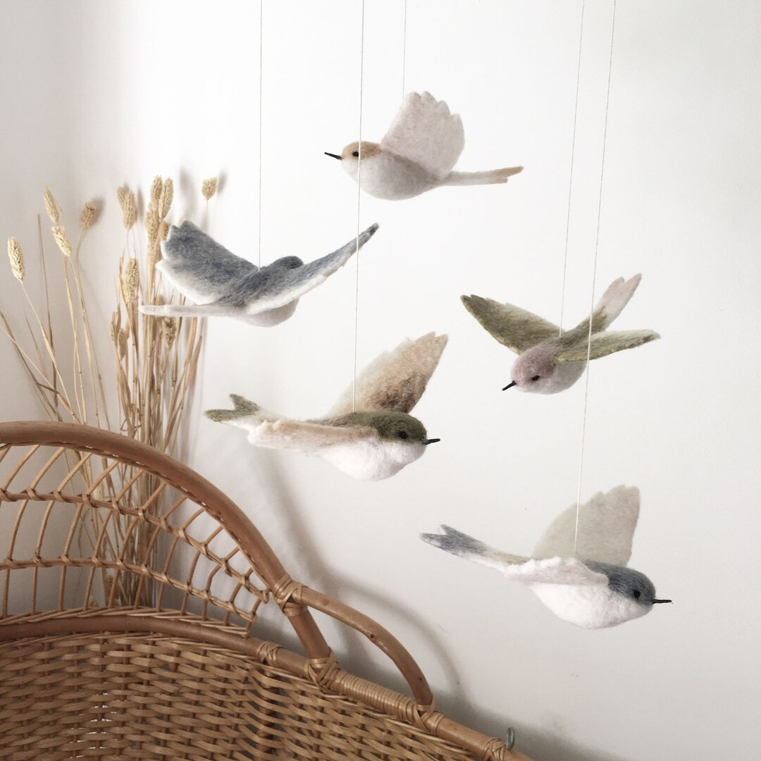 Nature baby mobile, Crib mobile custom, Elegant crib mobile, Birds nursery decor, Crib mobile bir... | Etsy (US)