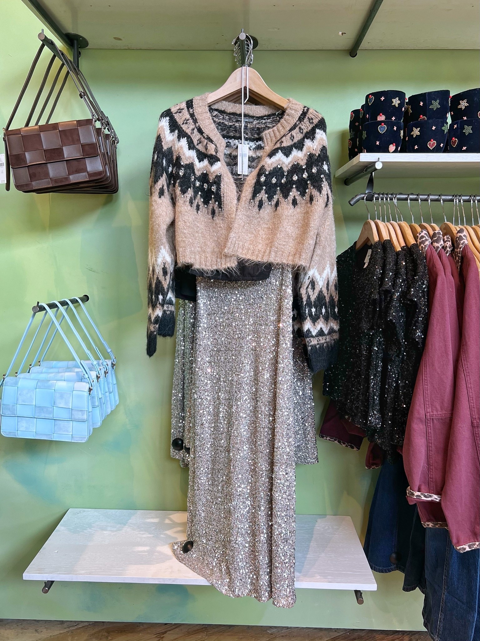 Loving this new fair isle sweater and sequin skirt at Anthropologie!

These pieces are perfect for date night or any upcoming holiday party.

Fall style, holiday style, date night, Christmas party, holiday party style, holiday party fashion

#LTKHoliday #LTKStyleTip #LTKFindsUnder100 #LTKSeasonal

#LTKOver40 #LTKMidsize #LTKParties
