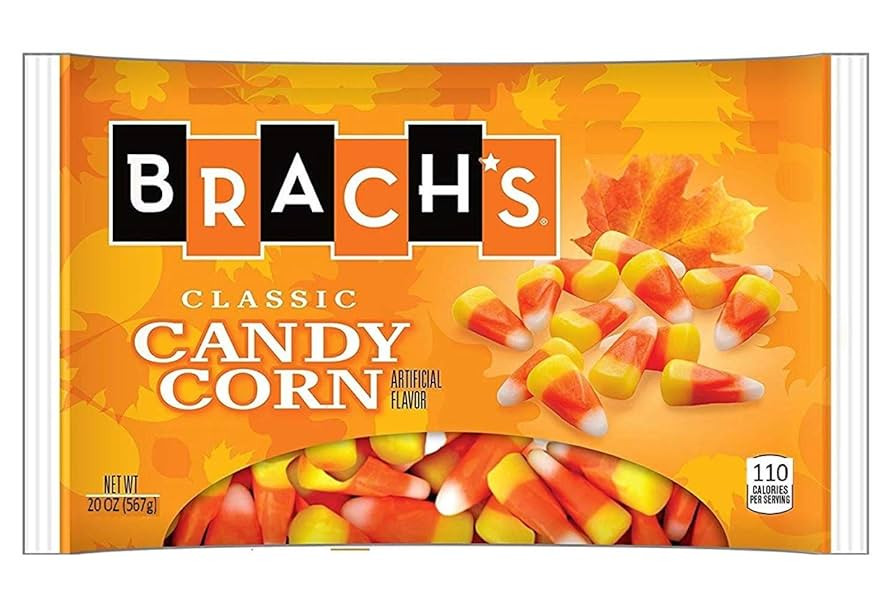 Brach's Candy Corn, Made with Real Honey, Classic Halloween Treat, Large 20 Ounce Bag | Amazon (US)