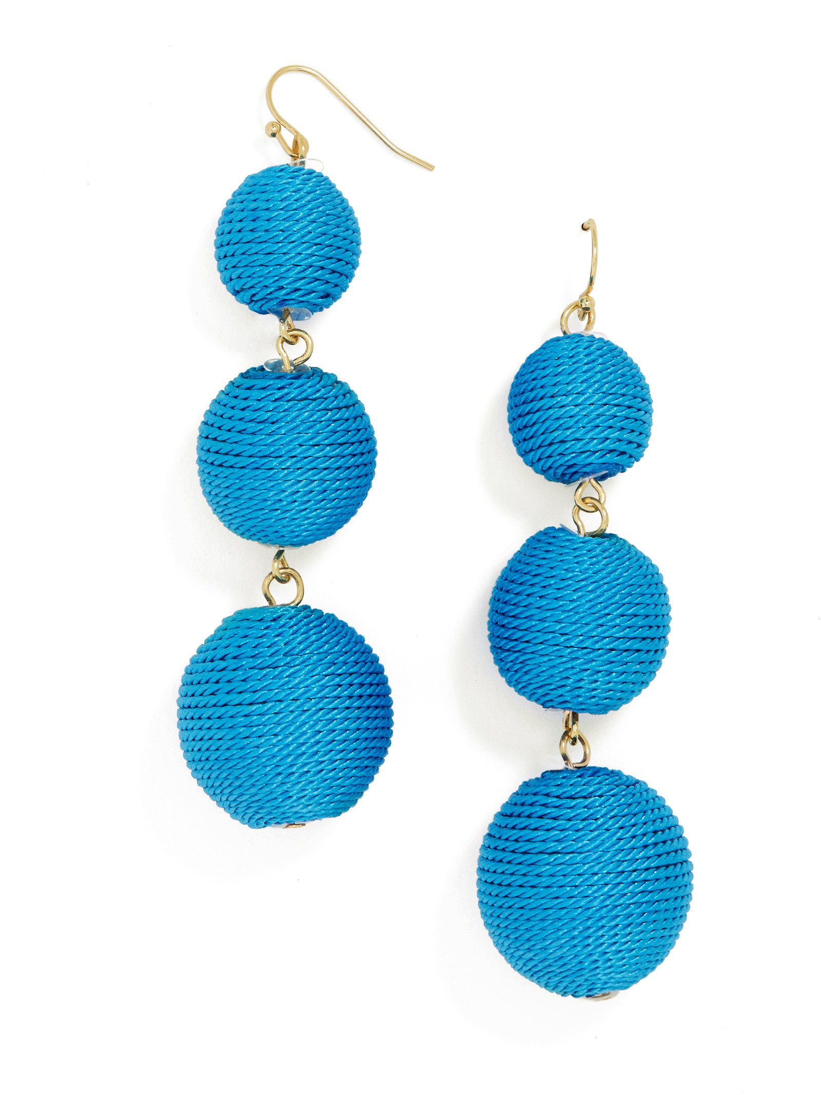Vivid Crispin Ball Drop Earrings-Cerulean | BaubleBar (US)