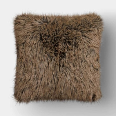 Faux Fur Throw Pillow - Threshold™ | Target