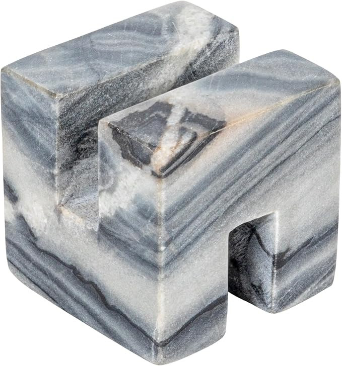 Creative Co-Op Contemporary Marble Cookbook Stand, Grey | Amazon (US)