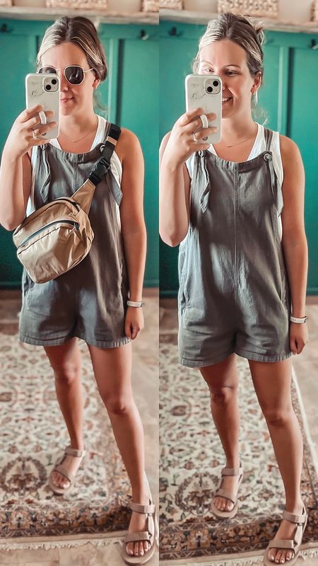 I’m wearing size small in these overalls (which is the only size still available). I linked some similar options!

#LTKshoecrush #LTKSeasonal #LTKstyletip