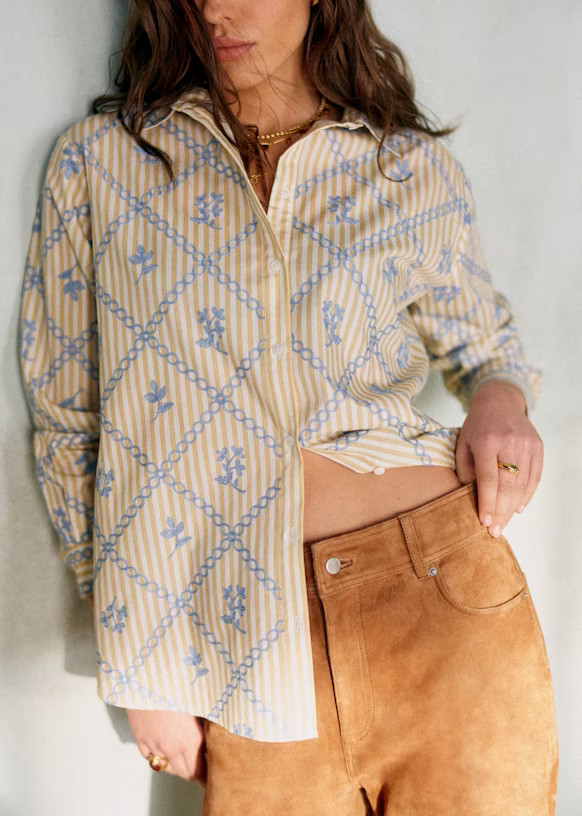 Maxy Shirt - Sézane x Lucia Vergara | Sezane Paris - US