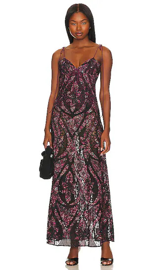 Valerie Maxi Dress in Purple Multi | Revolve Clothing (Global)