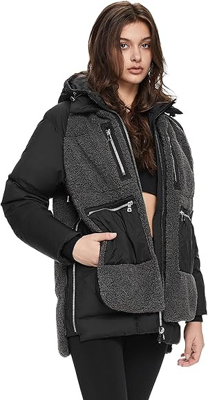 Orolay Women's Fleece Down Coat Thickened Winter Puffer Down Jacket | Amazon (CA)