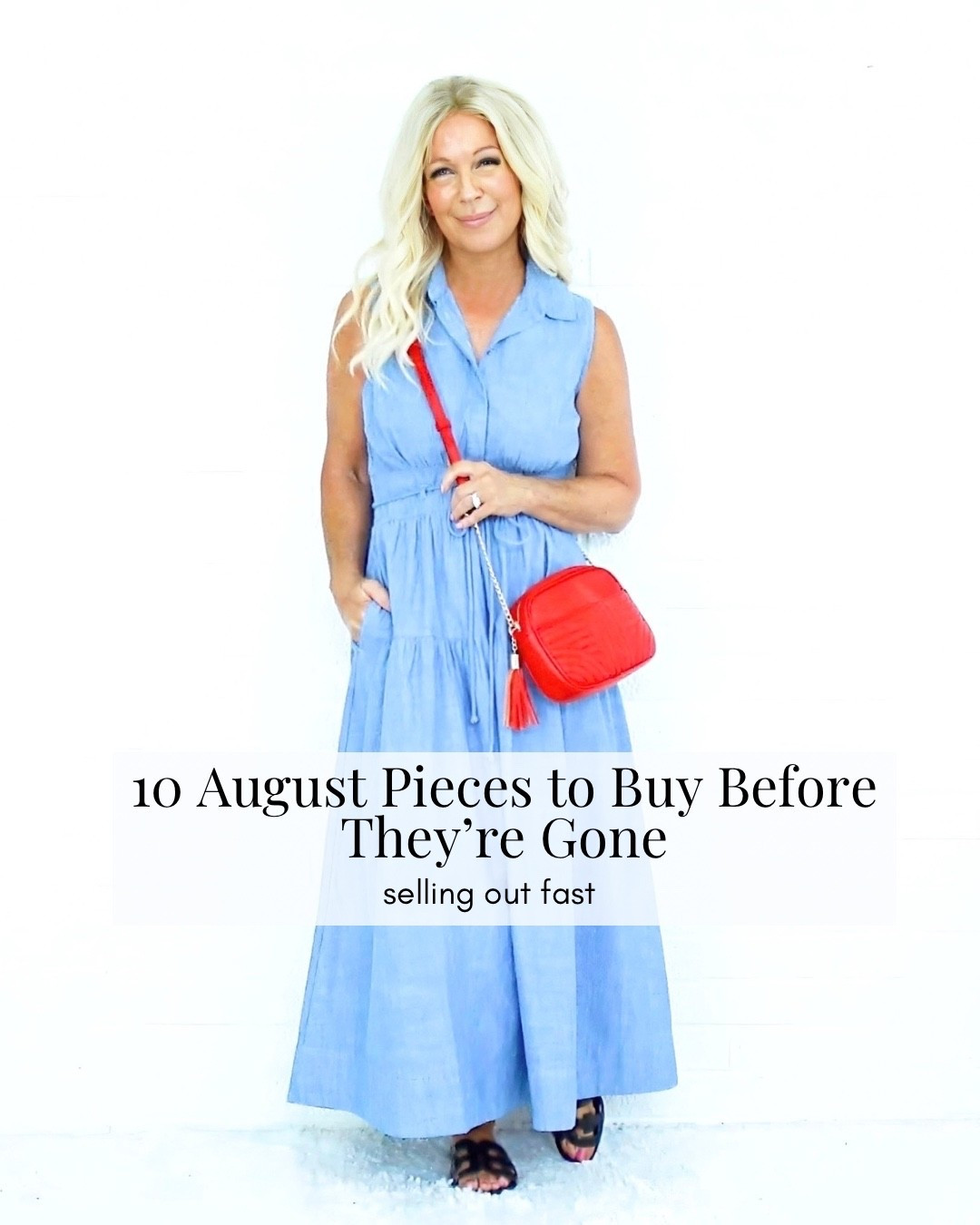 ⏳ Don't wait until you need them...

By then, they may already be gone.

☀️ It's still summer.

🍂 But retailers are clearing out summer inventory to make room for fall.

That means these wardrobe essentials are selling out now.

✨ If you want to stay cool, polished, and effortlessly chic through August...

These are the 10 pieces I'd buy before they disappear.

Each one mixes with the others to create countless outfits.

💬 grab these pieces...

Before they're gone for the season.

#LTKSeasonal #LTKOver40 #LTKPetite