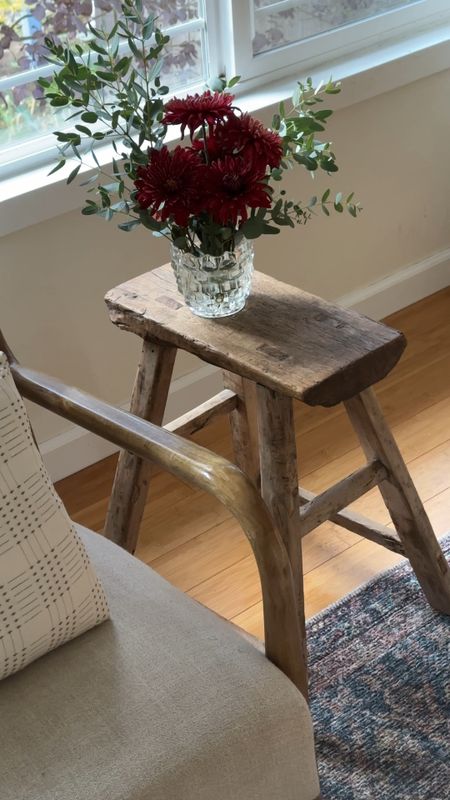 Love the rustic vibe the old wooden stool gives to our living room.

Living room decor. Coffee table decor. Area rug. Loloi rug. 

#LTKVideo #LTKhome