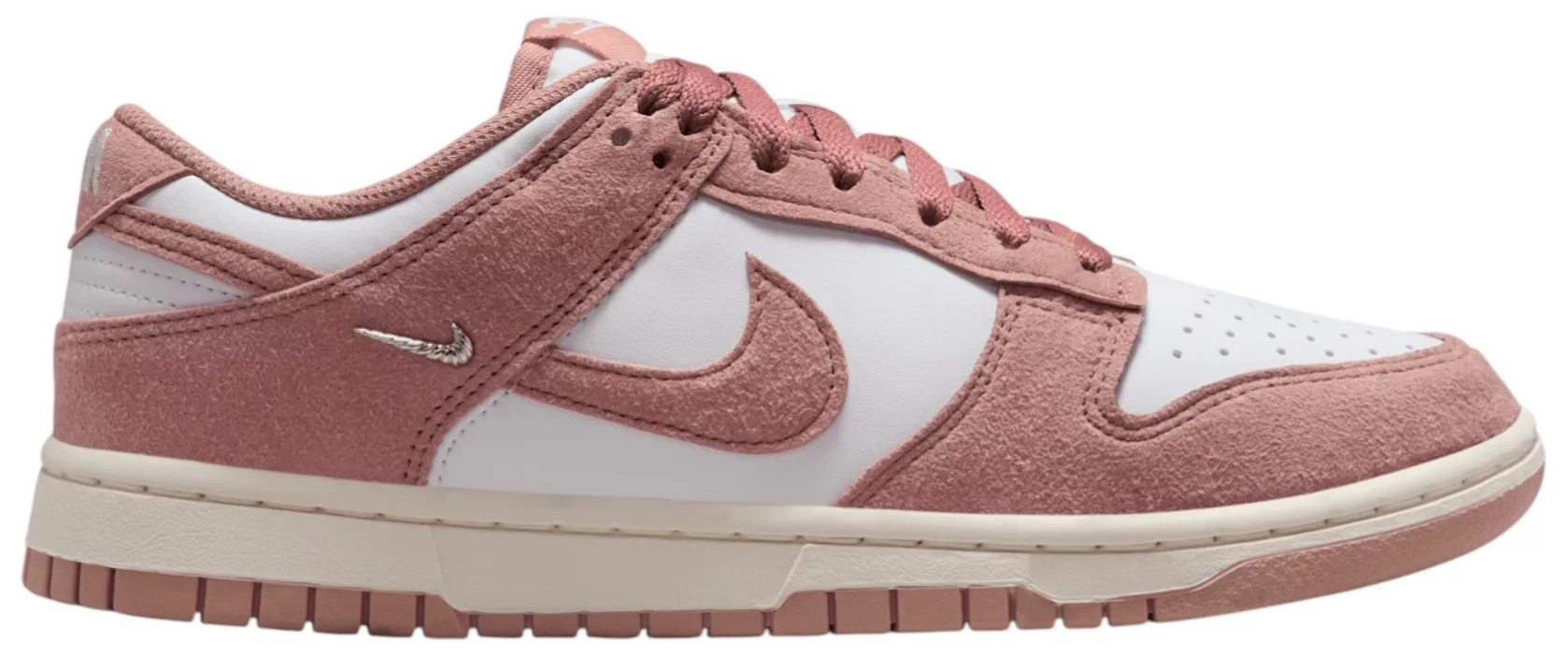 Nike Women's Dunk Low Shoes, Size 8.5, Wht/Particle Pink/Silver | Going Going Gone