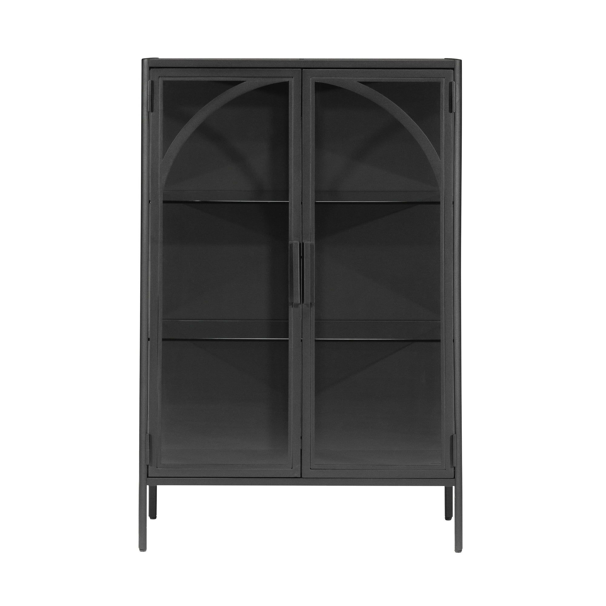 Better Homes & Gardens Nola Accent Cabinet, Black Finish - Walmart.com | Walmart (US)