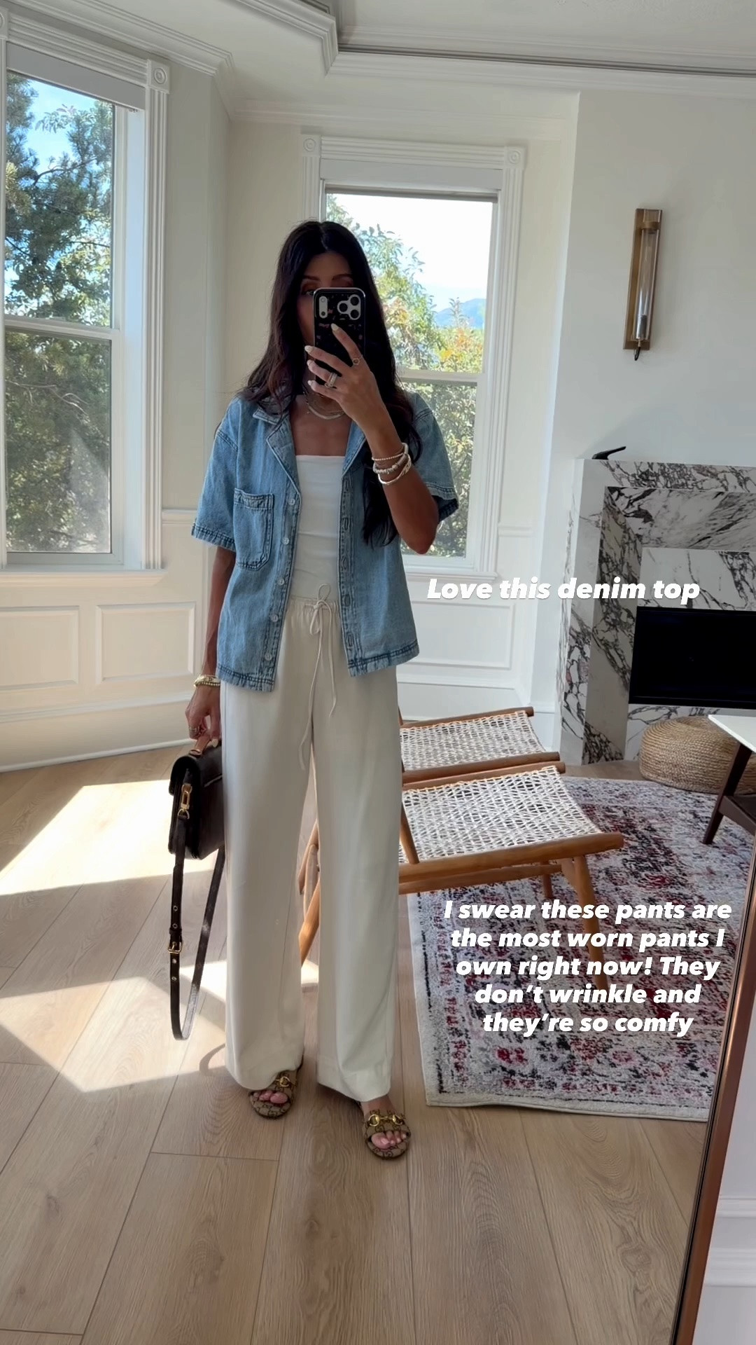 I have a size extra small in these target pants and I’m obsessed with them and then an extra small on the top  ￼

#LTKootd #LTKmomlife #LTKSeasonal