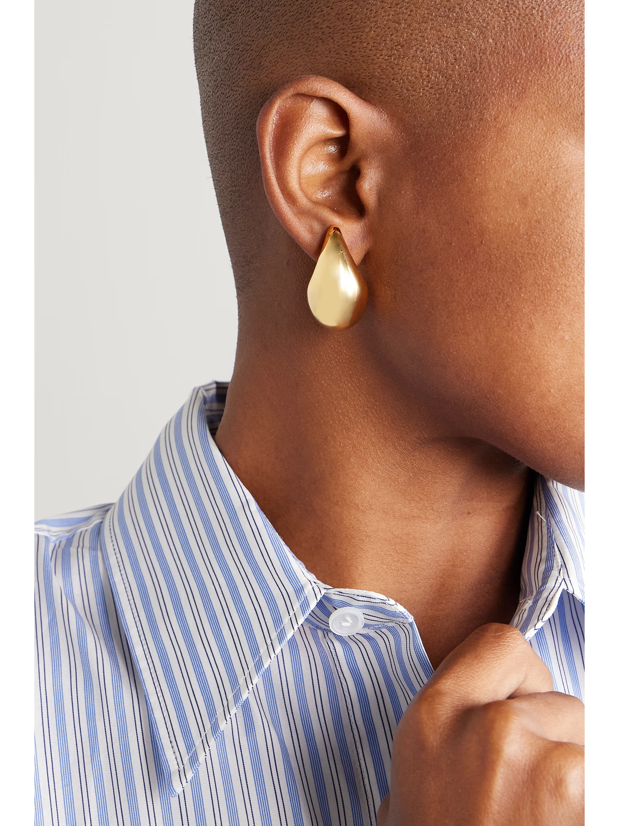 Small Drop gold-plated earrings | NET-A-PORTER APAC
