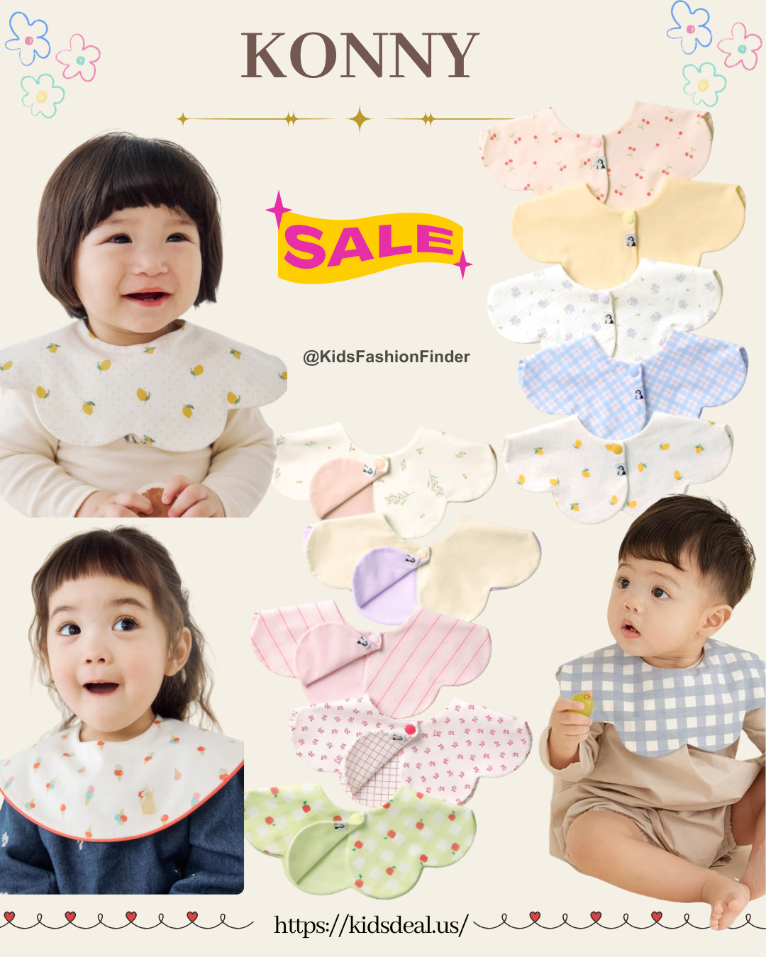 Our fave Konny bibs 🧸✨

Super cute prints 💕
Soft yet durable — gentle on baby’s skin 🤍

Quick absorb & dry 💧 keeps baby fresh
360° reversible design — practical + stylish 👶

Perfect everyday essential 💛

#konny #babybibs #babyessentials #momlife #newmom #babygear #momfinds 

 

#LTKmomlife #LTKSaleAlert #LTKBaby