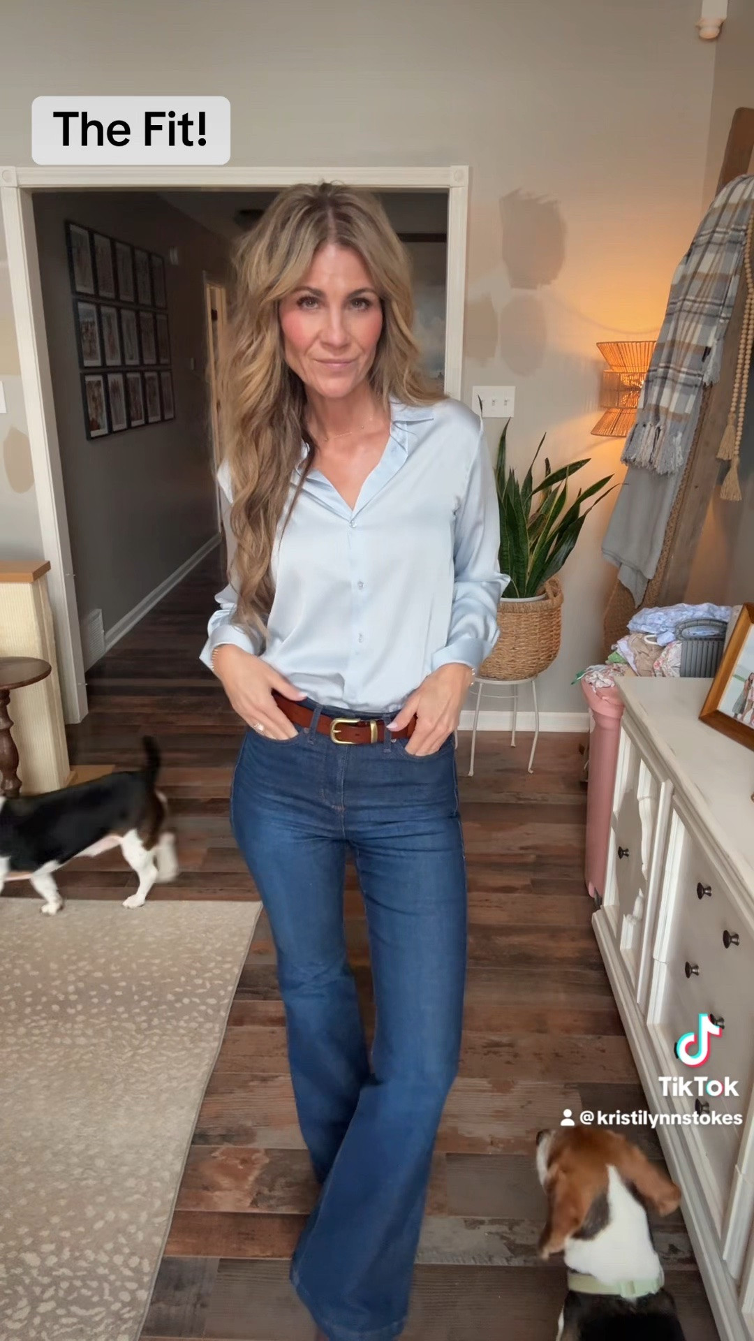 Bringing My Pins to Life|Part 59! Hair Day in Nashville! These roots are screaming to be covered and the extensions are hanging on by a prayer 🙏🏻 Exact or similar items are linked! Top is from TJ Maxx and cant be linked. 

#LTKdayinmylife #LTKgrwm #LTKootd