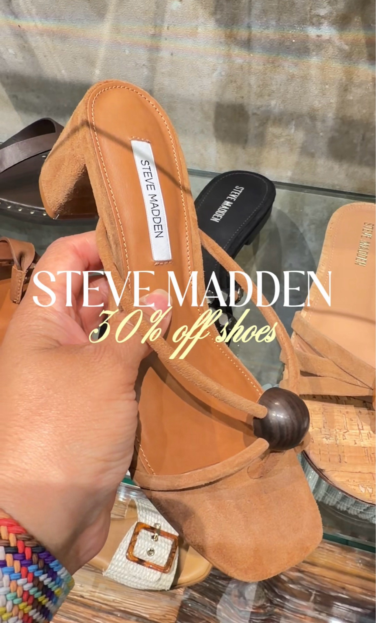 Summer shoe alert! ☀️👡 These Steve Madden sandals are the perfect mix of chic, comfy, and effortless for summer — and they’re ON SALE! Whether you’re styling them with denim shorts, dresses, linen sets, or everyday mom-life outfits, these versatile sandals instantly elevate any look. If you’re looking for trendy summer shoes, comfortable sandals, or designer-inspired styles without the splurge, these Steve Madden finds are a must-have for your warm weather wardrobe! #SteveMadden #SummerShoes #Sandals #LTKStyle #SaleFinds #SummerFashion

Steve Madden is currently featuring seasonal sandal styles and sale picks for summer shopping

#LTKootd #LTKSaleAlert #LTKstorytime