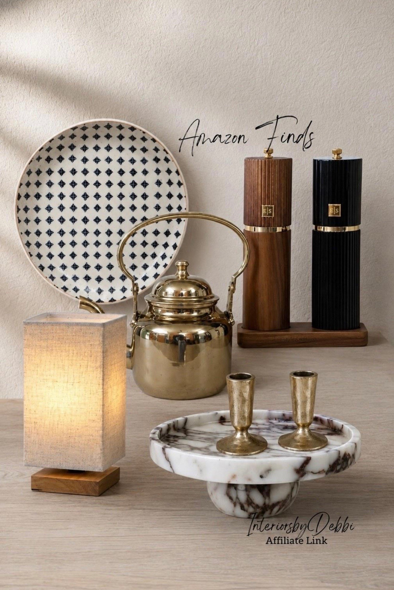 Amazon Finds
Salt and pepper mill, marble tray, tea pot, lamp, transitional home, modern decor, amazon find, amazon home, target home decor, mcgee and co, studio mcgee, amazon must have, pottery. barn, Walmart finds, affordable decor, home styling, budget friendly, accessories, neutral decor, home finds, buy new arrival, coming soon, sale alert, high end look for less, Amazon favorites, Target finds, cozy, modern, earthy, transitional, luxe, romantic, home decor, budget friendly decor #amazonhome

#LTKSeasonal #LTKHome