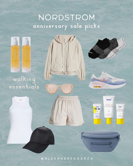 Walking essentials from the Nordstrom anniversary sale!  
Kopari sunscreen, Bombas socks, and dagne Dover bag! 

#LTKFind #LTKSeasonal #LTKxNSale