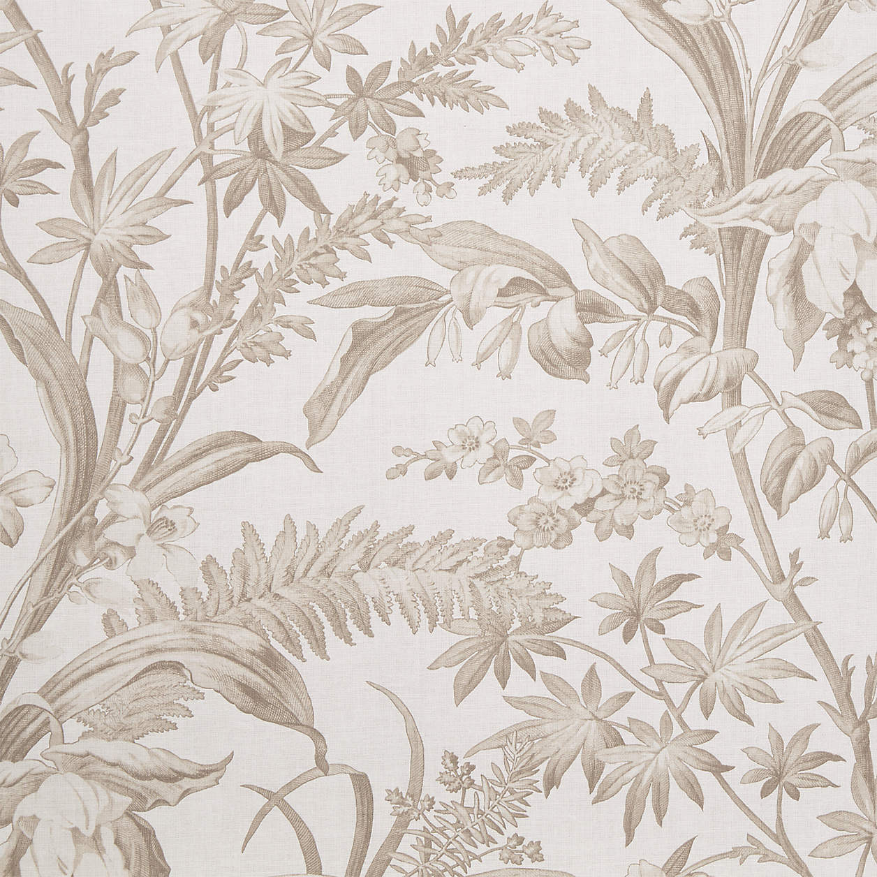 Charleston Blue Floral Wallpaper | Crate & Barrel | Crate & Barrel