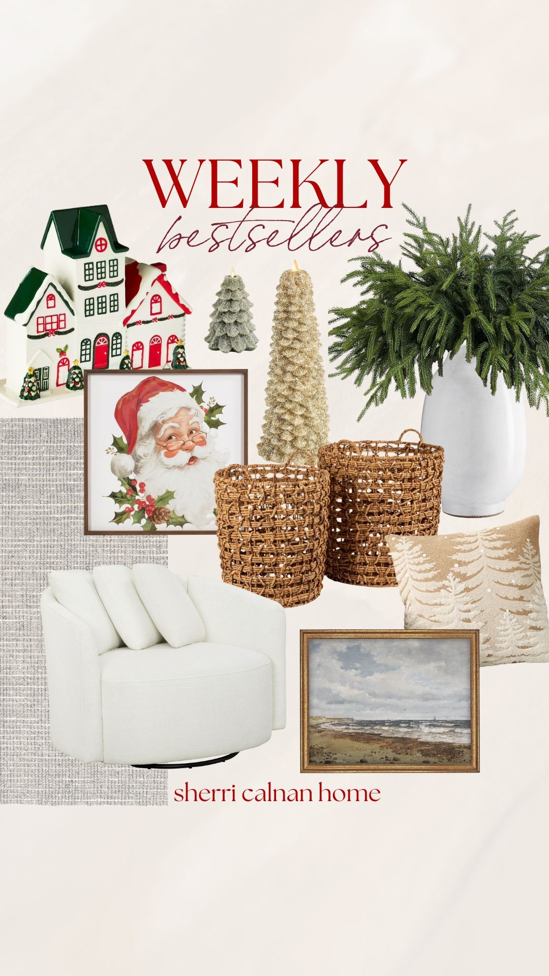 Weekly Bestsellers
Your weekly favorites filled with cozy textures, warm neutrals, and charming seasonal pieces that make every space feel complete. weekly best sellers, holiday decor trends, cozy home favorites, neutral home inspiration, holiday home styling, best seller edit, timeless interiors, cozy holiday finds, home decor favorites, winter home style sherricalnanhome

#LTKHoliday #LTKHome #LTKGiftGuide