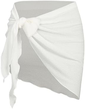 ZAFUL Women's Sarong Coverups Beach Wrap Sheer Bikini Wraps Chiffon Cover Ups for Swimwear | Amazon (US)