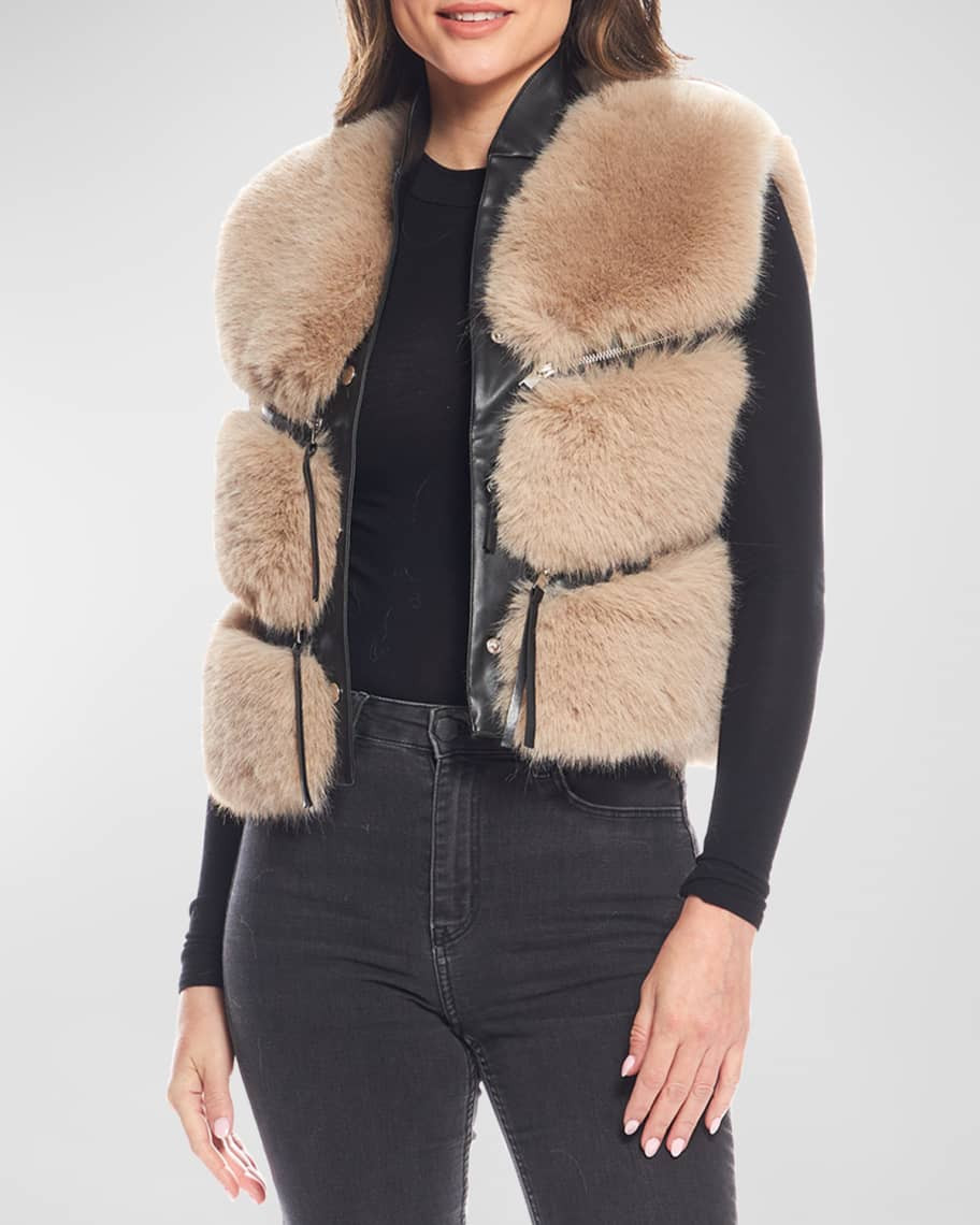Fabulous Furs La Moda Fox Faux Fur Vest | Neiman Marcus