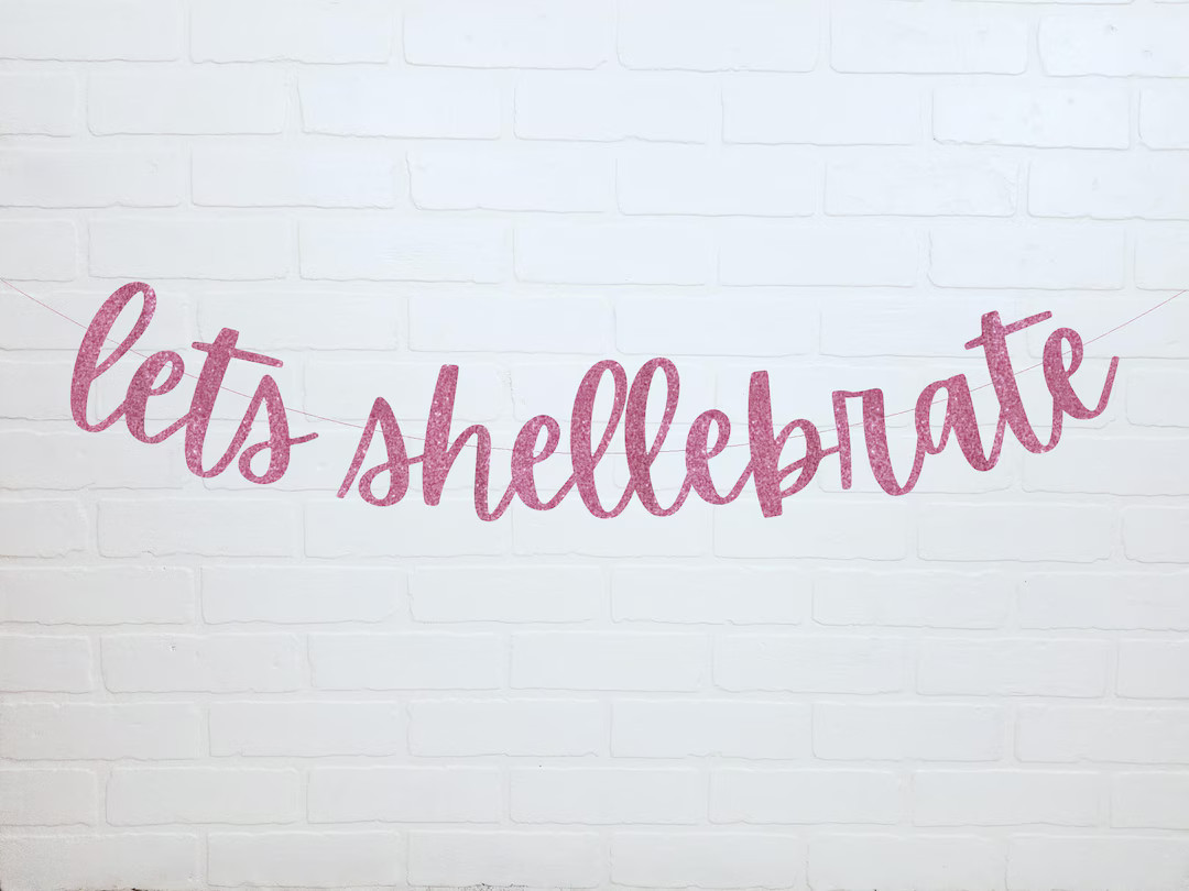 Mermaid Birthday Banner Lets Shellebrate Sign Under the Sea Theme Under the Sea Birthday Birthday... | Etsy (US)