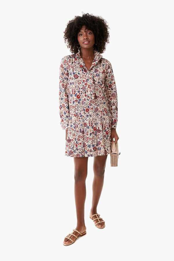 Indigo Chintz Tate Dress | Tuckernuck (US)