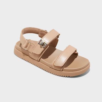 Women's Jonie Footbed Sandals - A New Day™ Tan | Target