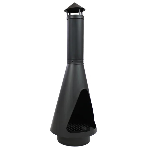 Carrion Steel Wood Burning Chiminea | Wayfair North America