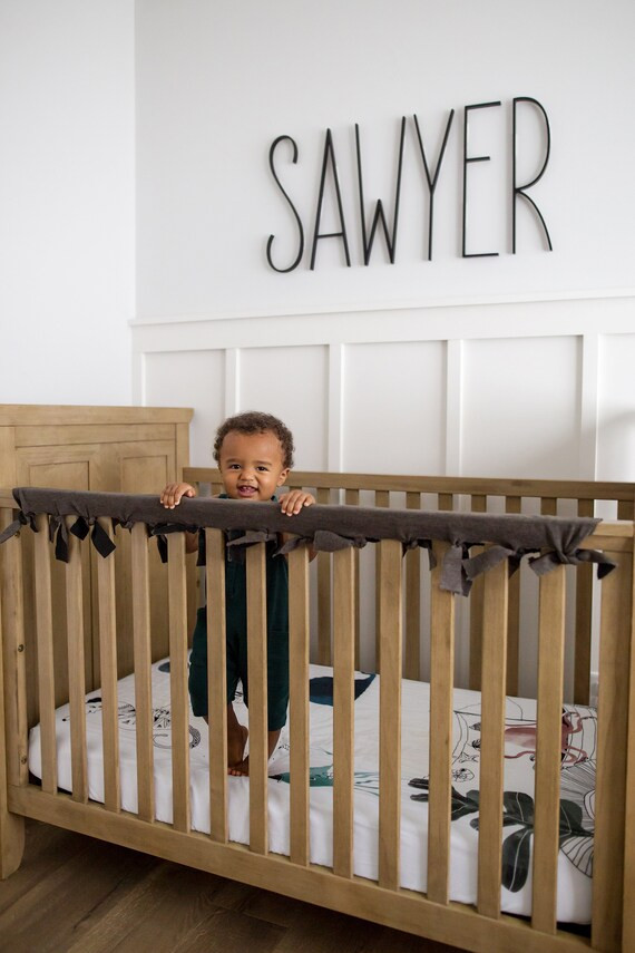 Over the Crib Wood Letters for Nursery, Large modern wood letters | Etsy (US)