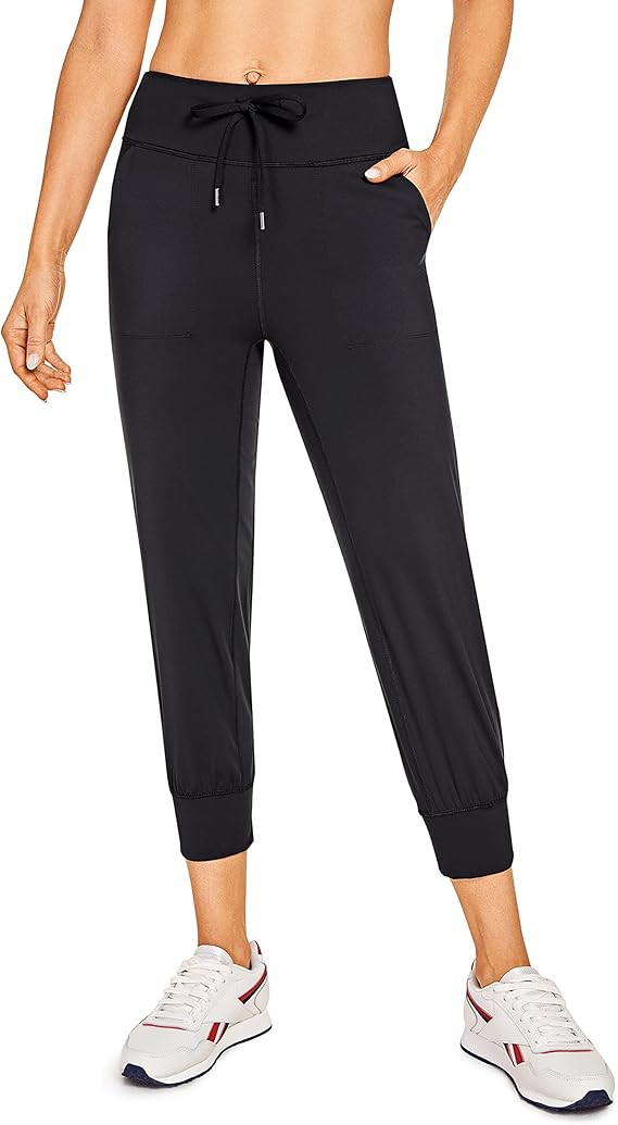 CRZ YOGA Women's Naked Feeling Workout Yoga Jogger with Pockets High Waist Drawstring Comfy Loung... | Amazon (US)