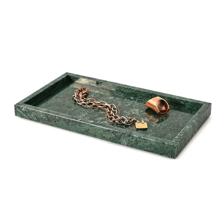Beautiful Marble Tabletop Tray by Drew Barrymore, Thyme Green 10.63" X 5.9" | Walmart (US)