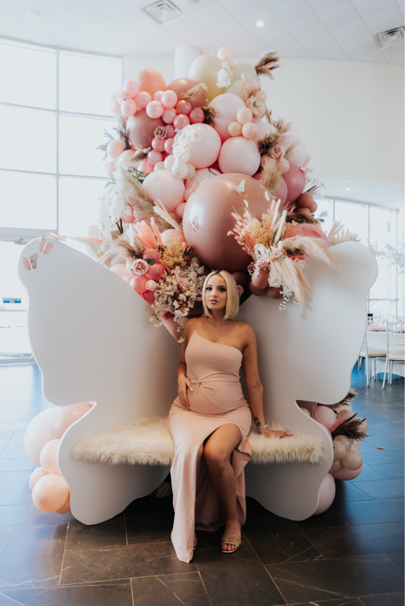 My baby shower dress 🎀💓🌸