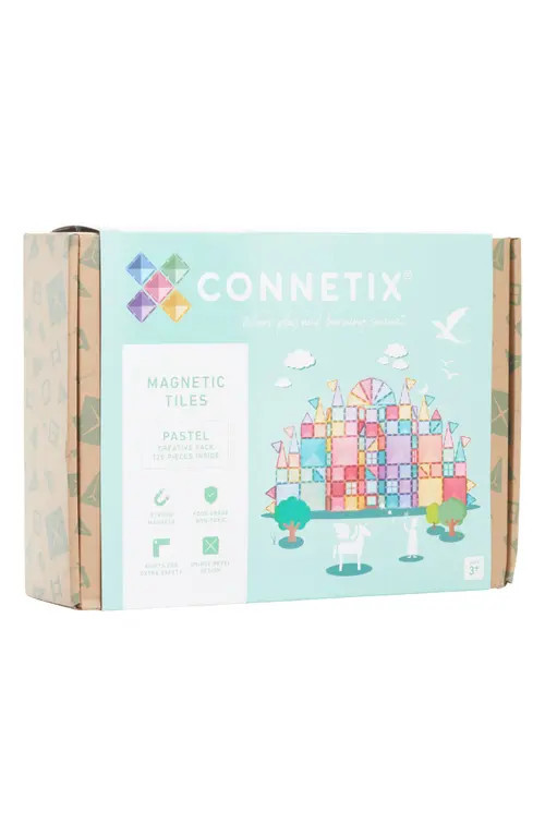 CONNETIX Kids' Pastel Magnetic Tiles 120-Piece Creative Pack at Nordstrom | Nordstrom