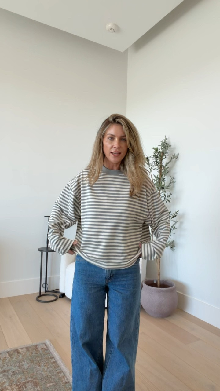 Just got this Amazon striped top and love it! I found another version on revolve for at least double the price of this Amazon one! 

Levi wide leg jeans size 26 
Steve Madden faux fur mules 

#LTKOver40 #LTKPetite #LTKootd