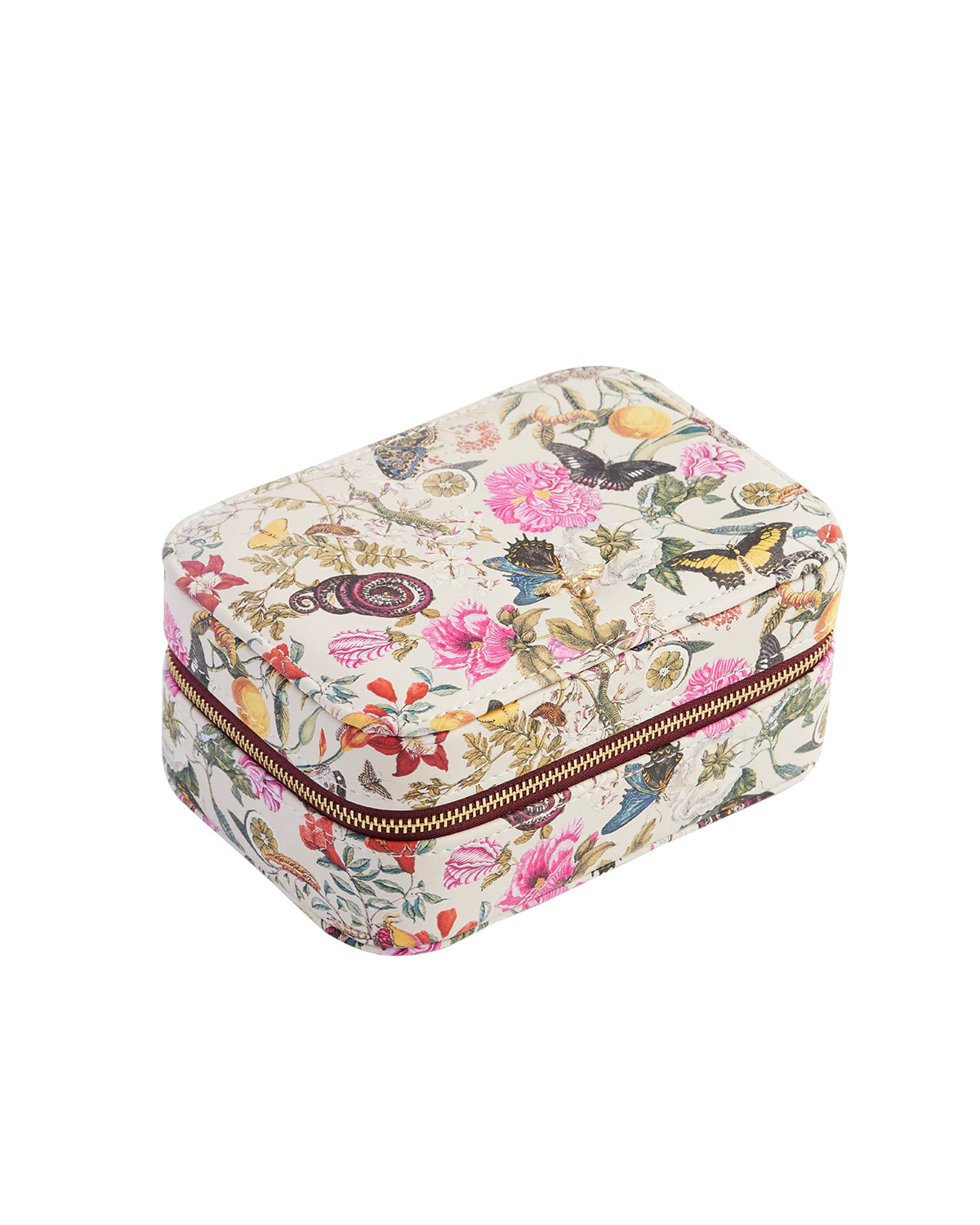 Floral Engravings Large Printed Jewelry Box | Fable England