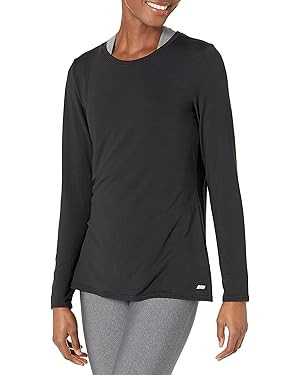 Amazon Essentials Women's Active Quick Dry Tech Stretch Lightweight Long-Sleeve T-Shirt (Availabl... | Amazon (US)