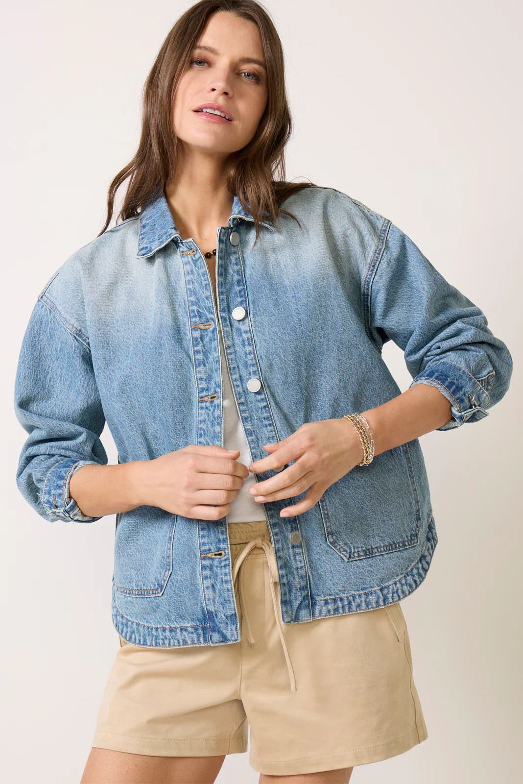 Together Again Denim Jacket | Evereve
