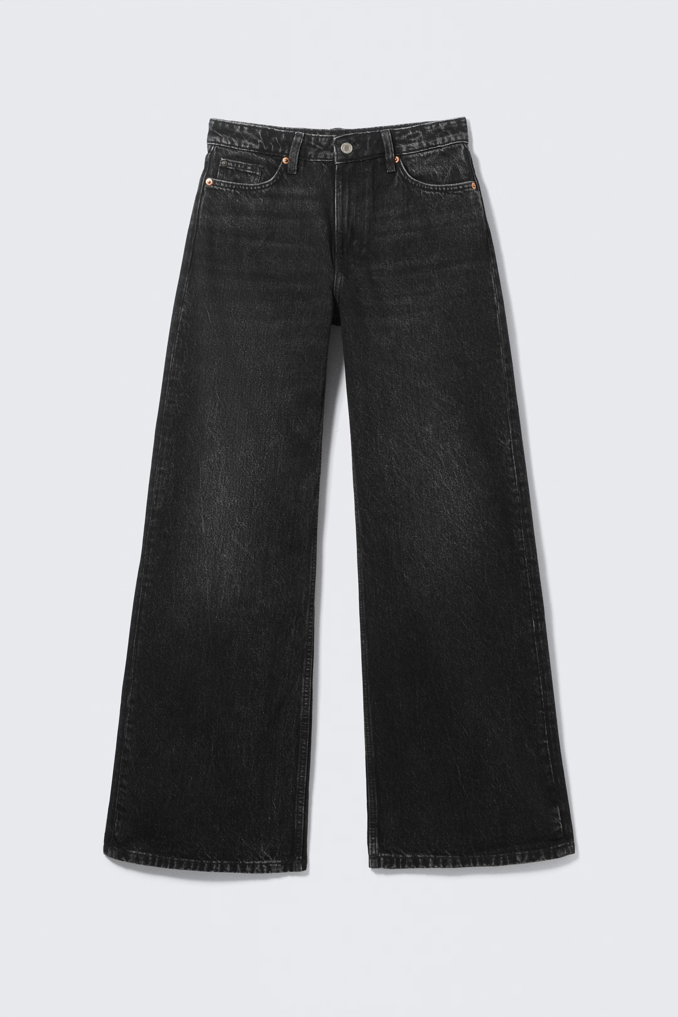 Paz Mid Rise Wide Leg Jeans - Paloma Black - Black - Ladies | H&M GB | H&M (UK, MY, IN, SG, PH, TW, HK)