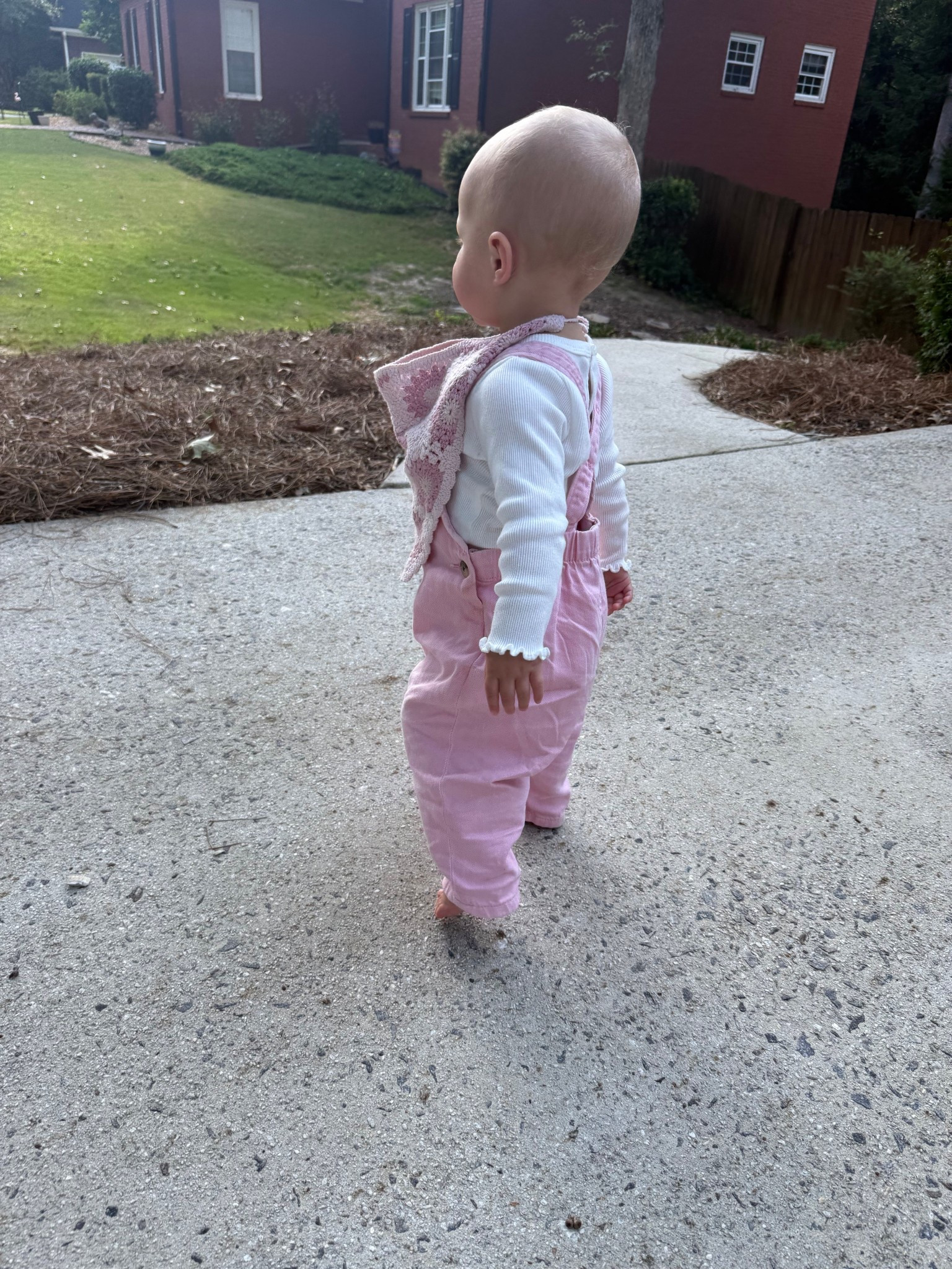 baby girl fall outfit 
Bandana bib is from Zara! 

#LTKBaby