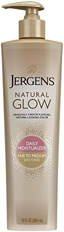 Jergens Natural Glow 3-Day Self Tanner for Medium to Deep Skin Tone, Sunless Tanning Daily Moistu... | Amazon (US)