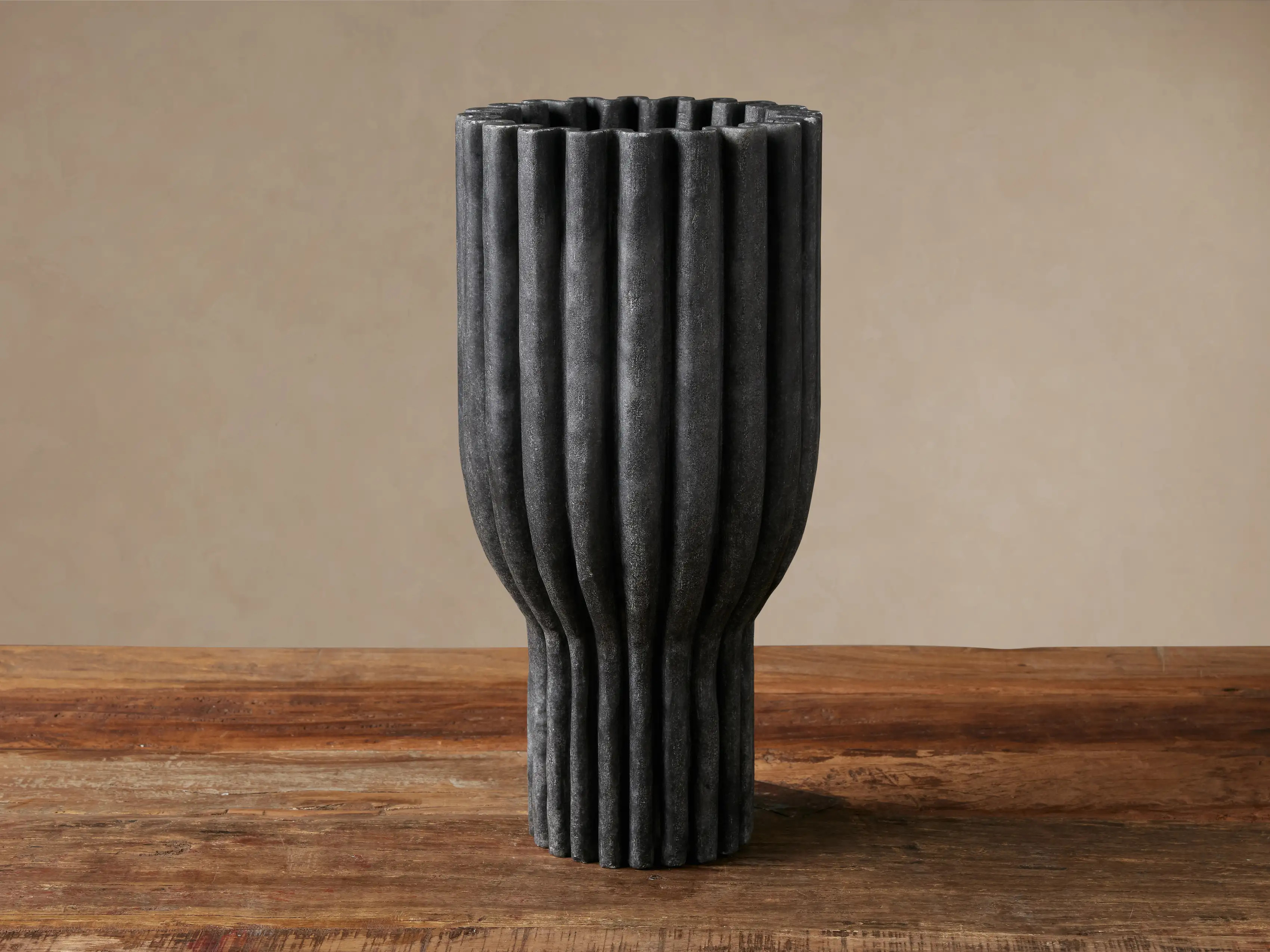Edel Ruffle Vase | Arhaus