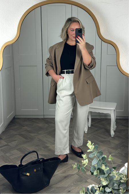 Spring outfit inspo 🌼

Double layered tshirt is ELR style
Blazer is Re Ona 
Trousers are old H&M 

#LTKSeasonal #LTKworkwear #LTKmidsize